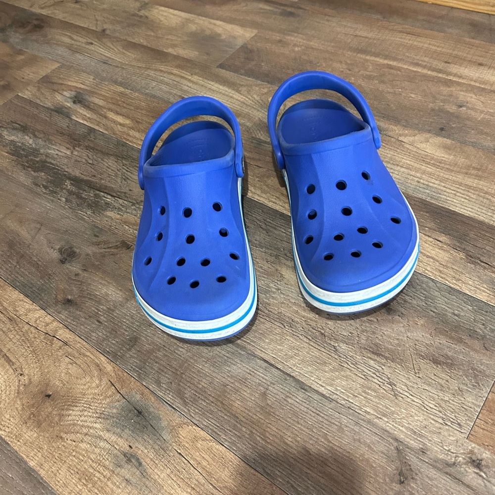 CROCS Bayaband Mens 8/Womens 10 Cerulean Ocean Blue Water Shoes - Picture 2 of 6